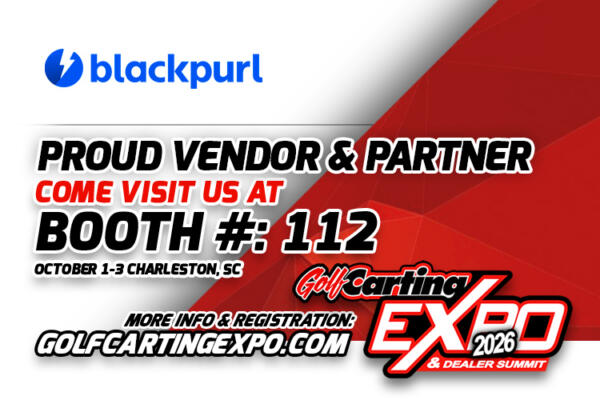 Golf Carting Expo 2026 Blackpurl Booth 112